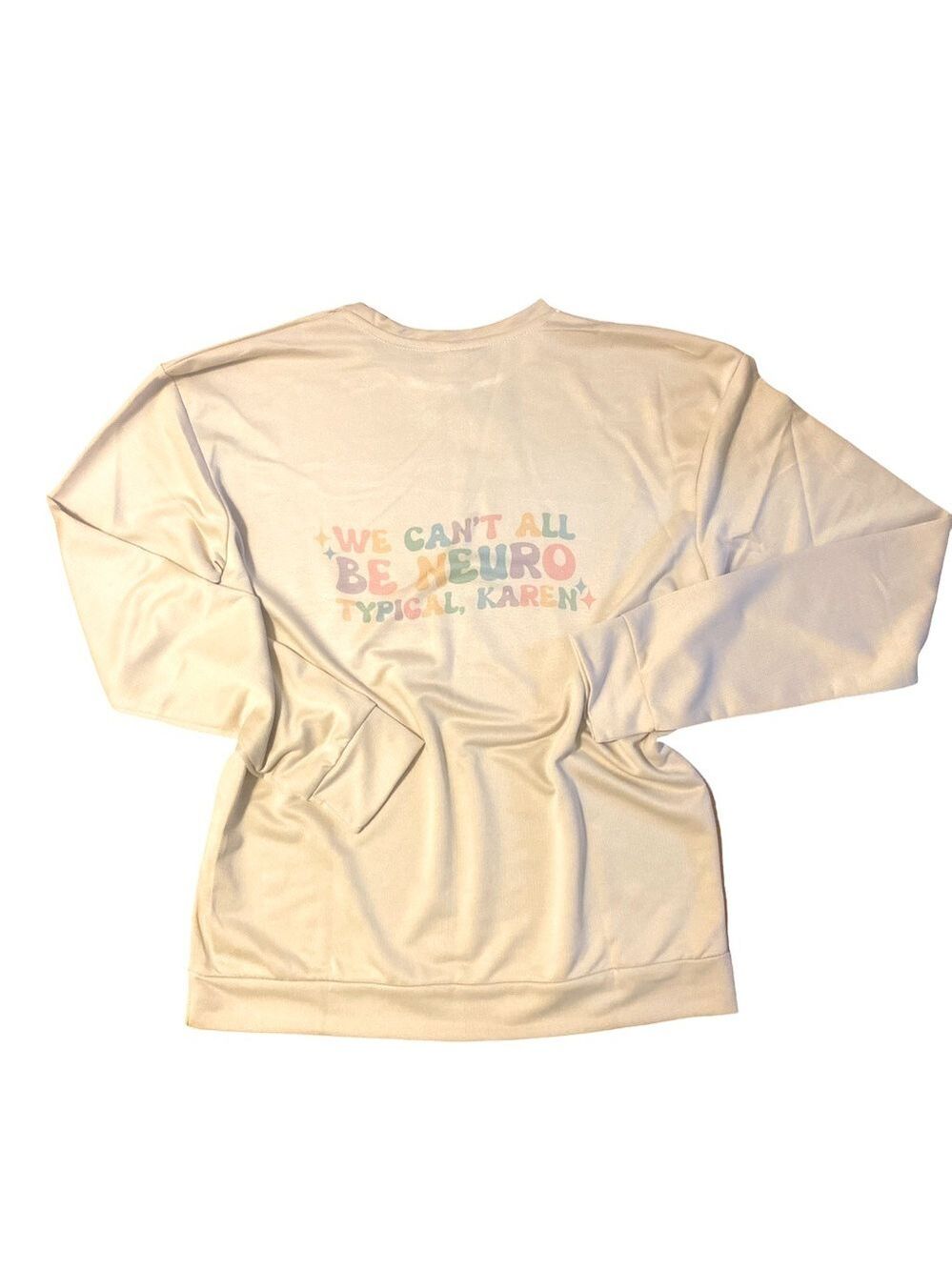 Chemical Imbalance mental health crewneck graphic raglan pullover sweatshirt XL - Picture 6 of 9